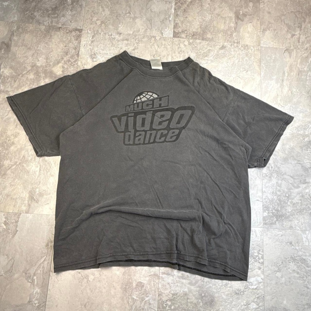 Vintage much video dance promo graphic gamer T shirt size xl